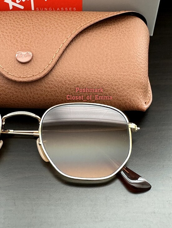 Ray-Ban Hexagonal Gradient Brown RB3548 NEW Unisex main image 6